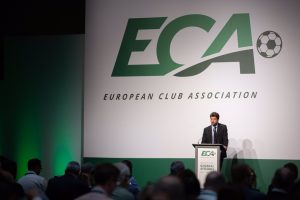 Andrea Agnelli discurso abertura Assembleia Geral European Club Association