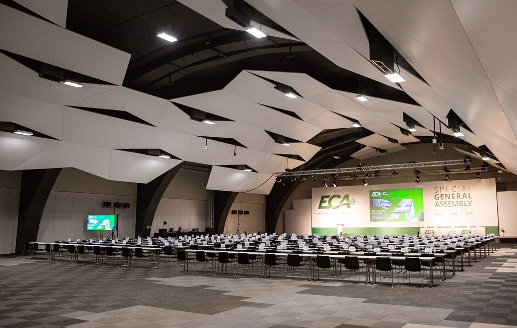 Assembleia Geral European Club Association Junho 2019.