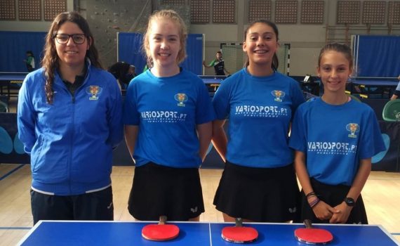 Victória Diaciuc no pódio do 21.º Torneio Ibérico