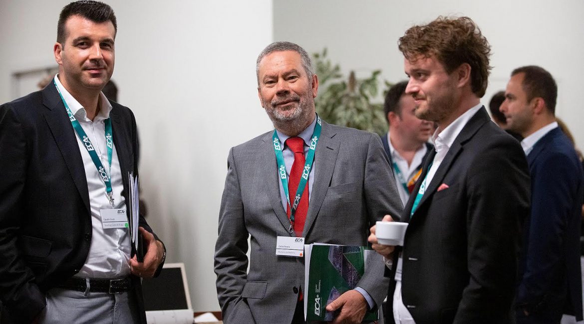 Presidente Carlos Pereira na Assembleia Geral European Club Association Junho 2019.