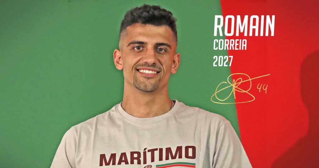 Romain Correia renova até 2027