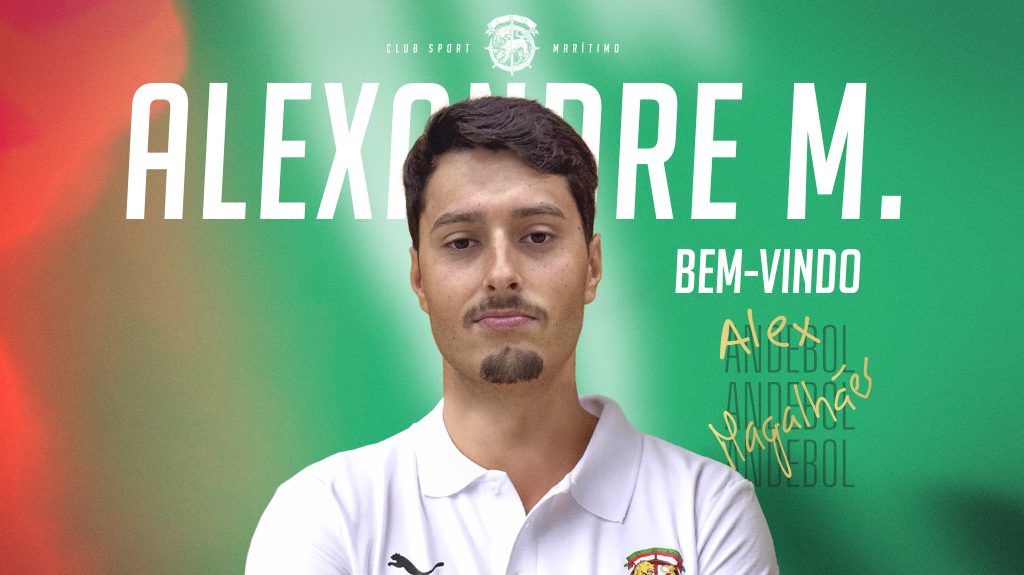 Alexandre Magalhães para a baliza do Andebol verde-rubro