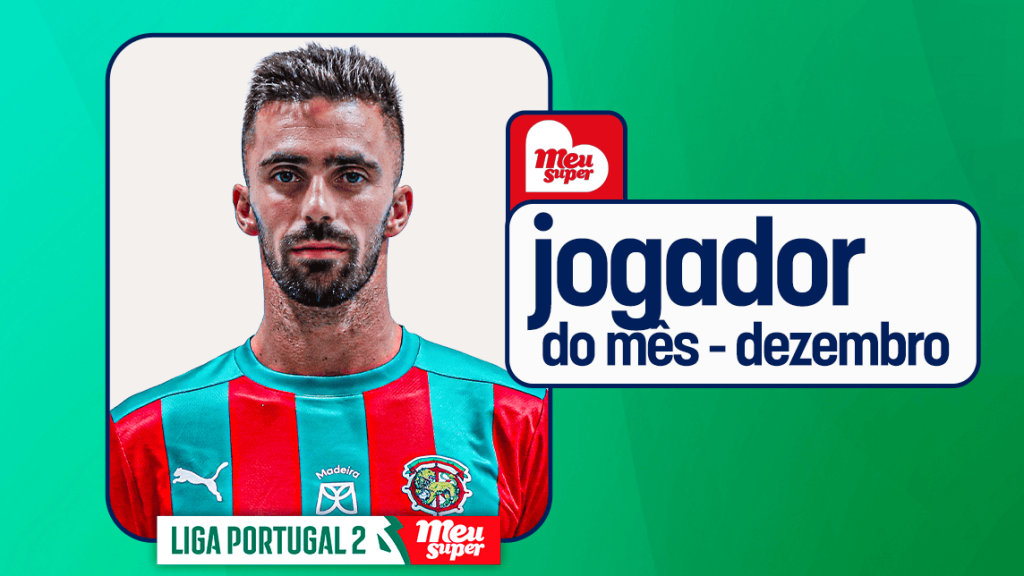 Carlos Daniel eleito Jogador do Mês da Liga Portugal Meu Super