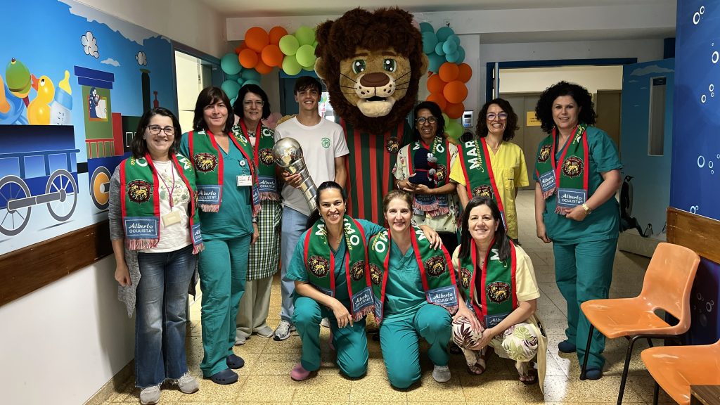 Fundação Marítimo Centenário leva alegria à Pediatria do Hospital Dr. Nélio Mendonça